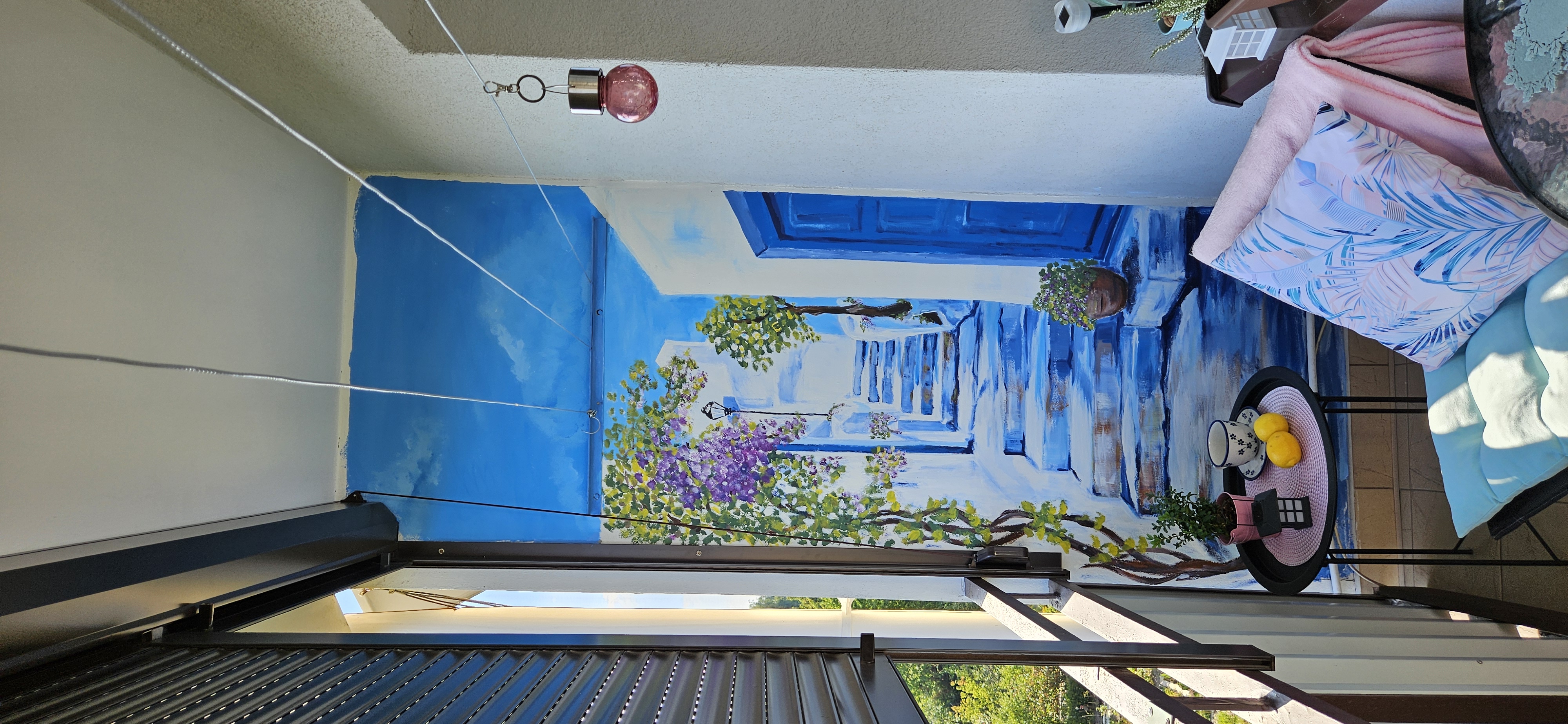Mural na balkonie